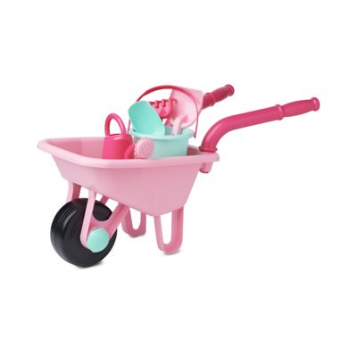 ELC Pink Wheelbarrow Set