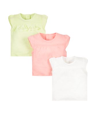 Broderie T-Shirts - 3 Pack