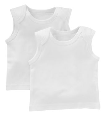 Mothercare Sleeveless Vests- 2 Pack