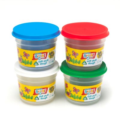 Image of 4 x 150g Soft Stuff Doh Tubs - Standard Colours