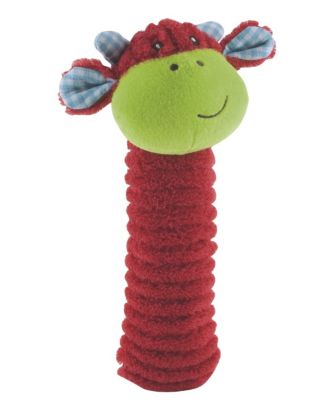 Image of Blossom Farm Clover Cow Squeaker Rattle