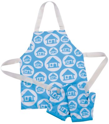 Image of Apron and Oven Gloves - Turquoise