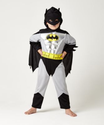 Image of Metallic Batman Costume 3-4 Years