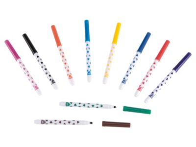 Image of 10 Fine Tip Colouring Pens