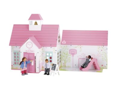 elc pink dolls house