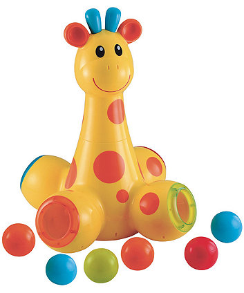 Girls Giraffe Musical Light Up Ball Popping Fun Table Game