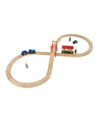 early learning wooden train set