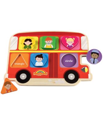 early learning centre wooden bus