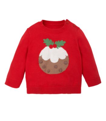 Christmas Pudding Jumper - jumpers &amp; cardigans - Mothercare