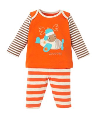 Mothercare Baby Newborn Boy's Moose Pyjamas eBay