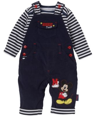 mickey mouse dungaree set for baby