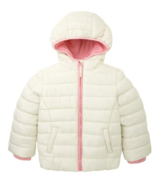 long padded coat cream