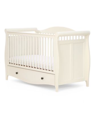 baby cot and bed