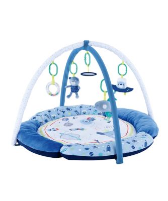 blue play mat