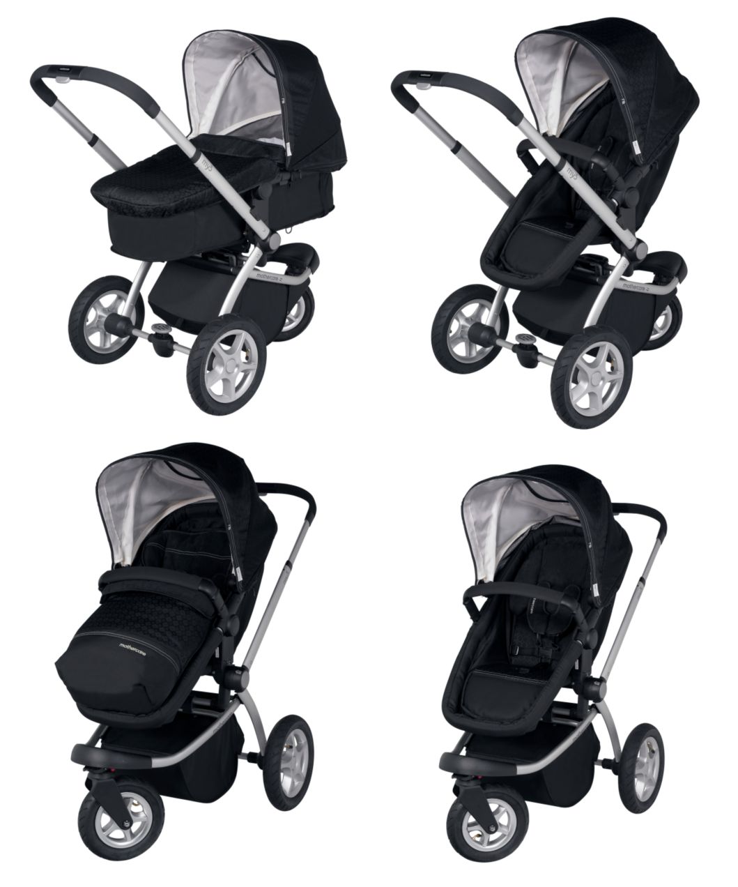 mothercare roll stroller black