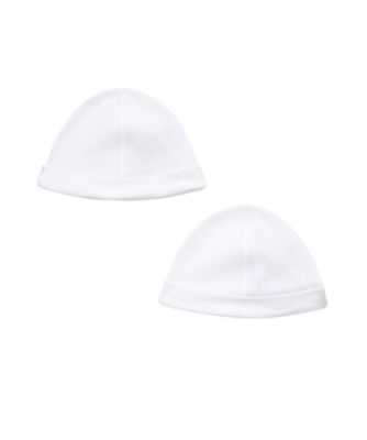 white newborn hat