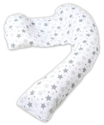 Dreamgenii Pregnancy Support And Feeding Pillow Grey Star