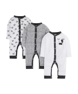 mothercare white sleepsuits