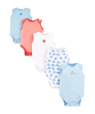 mothercare sleeveless bodysuits