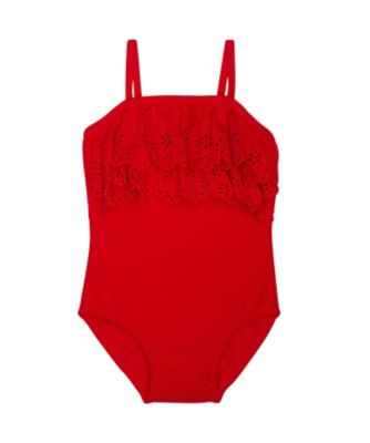 baby red swimsuit