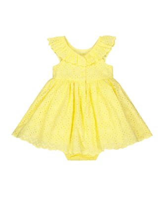 mothercare yellow dress