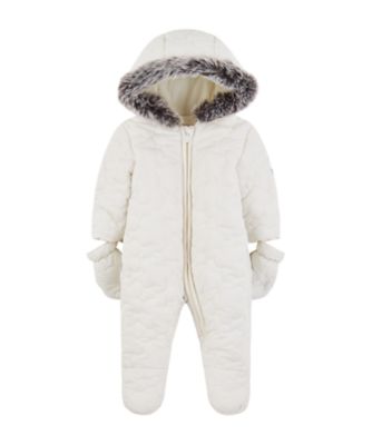 baby snowsuit mothercare