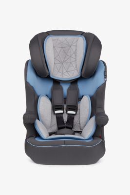 blue booster seat