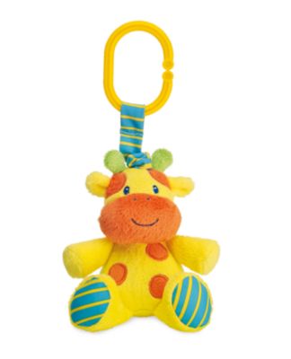 Mothercare Baby Boys/Girls Toy Safari Snuggly Giraffe Rattle and Jiggle