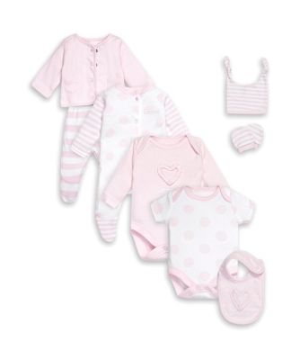 Mothercare Baby Newborn Girl's Pink 8 Piece Newborn Gift Set eBay