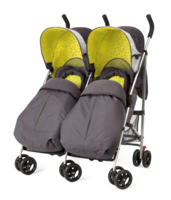 mothercare double pram sale