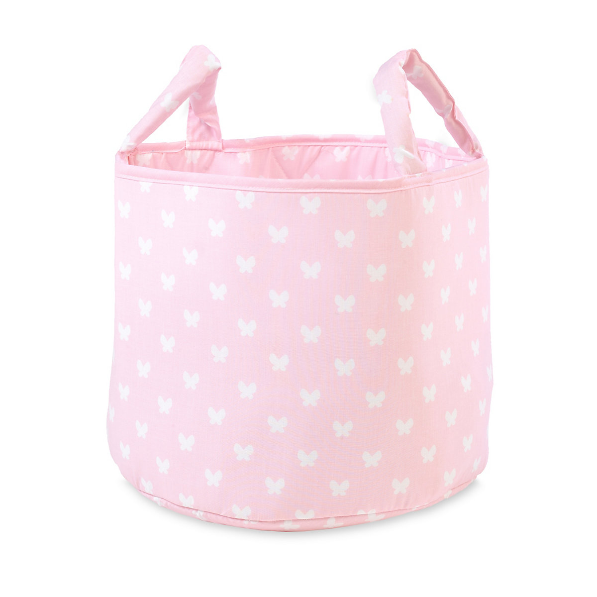 Mothercare Fabric Storage Basket- Pink Butterflies Mothercare Fabric Storage Basket- Pink Butterflies