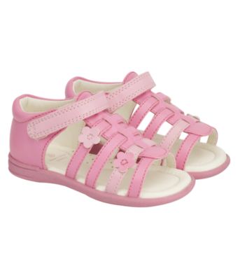 Mothercare Pink Classic Sandals - baby girls shoes - Mothercare