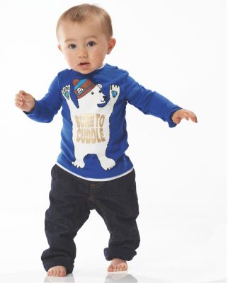 Mothercare Children Clothing Born to Cuddle TShirt Top Cotton Round