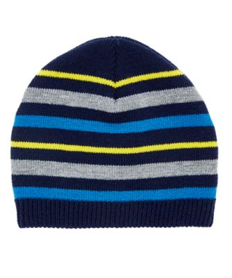 navy stripe magic beanie hat review