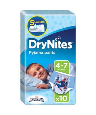 Huggies drynites boys pyjama pants 4-7 years- 10 pack review