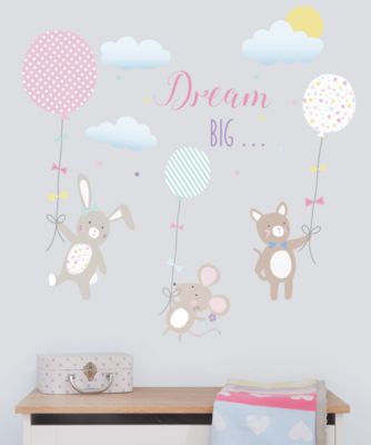 nursery wall stickers & nursery bunting | mothercare