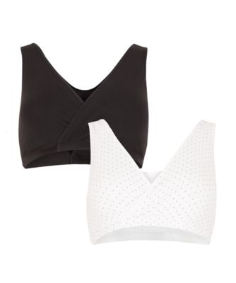 spot and black wrap nursing sleep bras review