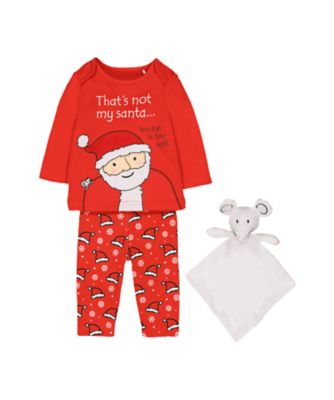 that's not my santa pyjamas and mouse comforter toy review