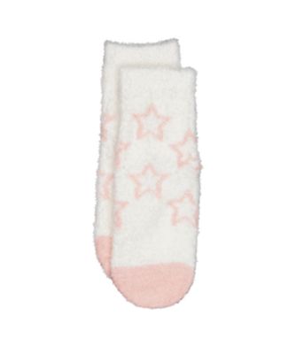 fluffy pink star socks review