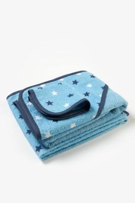 mothercare blue towel bale review