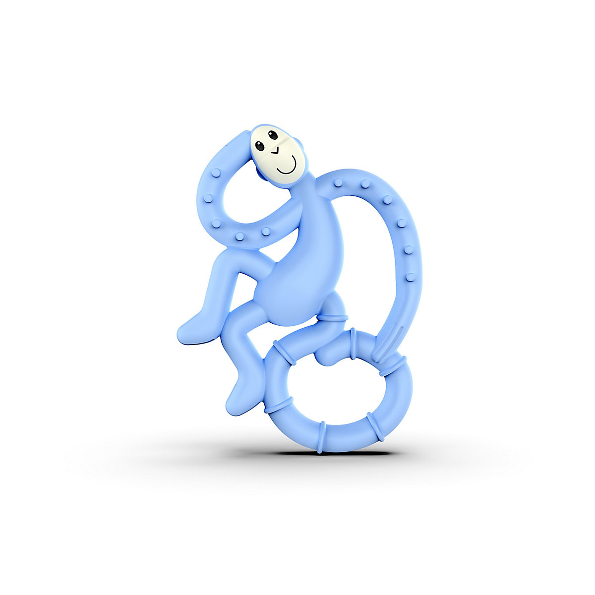 Matchstick Monkey Mini Monkey Teether Light Blue Matchstick Monkey Mini Monkey Teether Light Blue