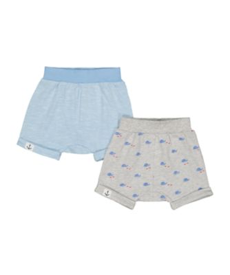 grey whale and blue shorts 2 pack review