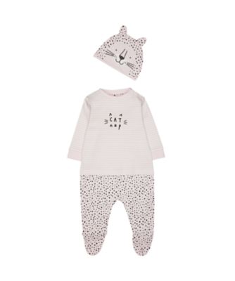 pink cat nap all in one with hat review