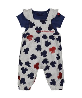 Disney baby minnie mouse dungarees and bodysuit set review