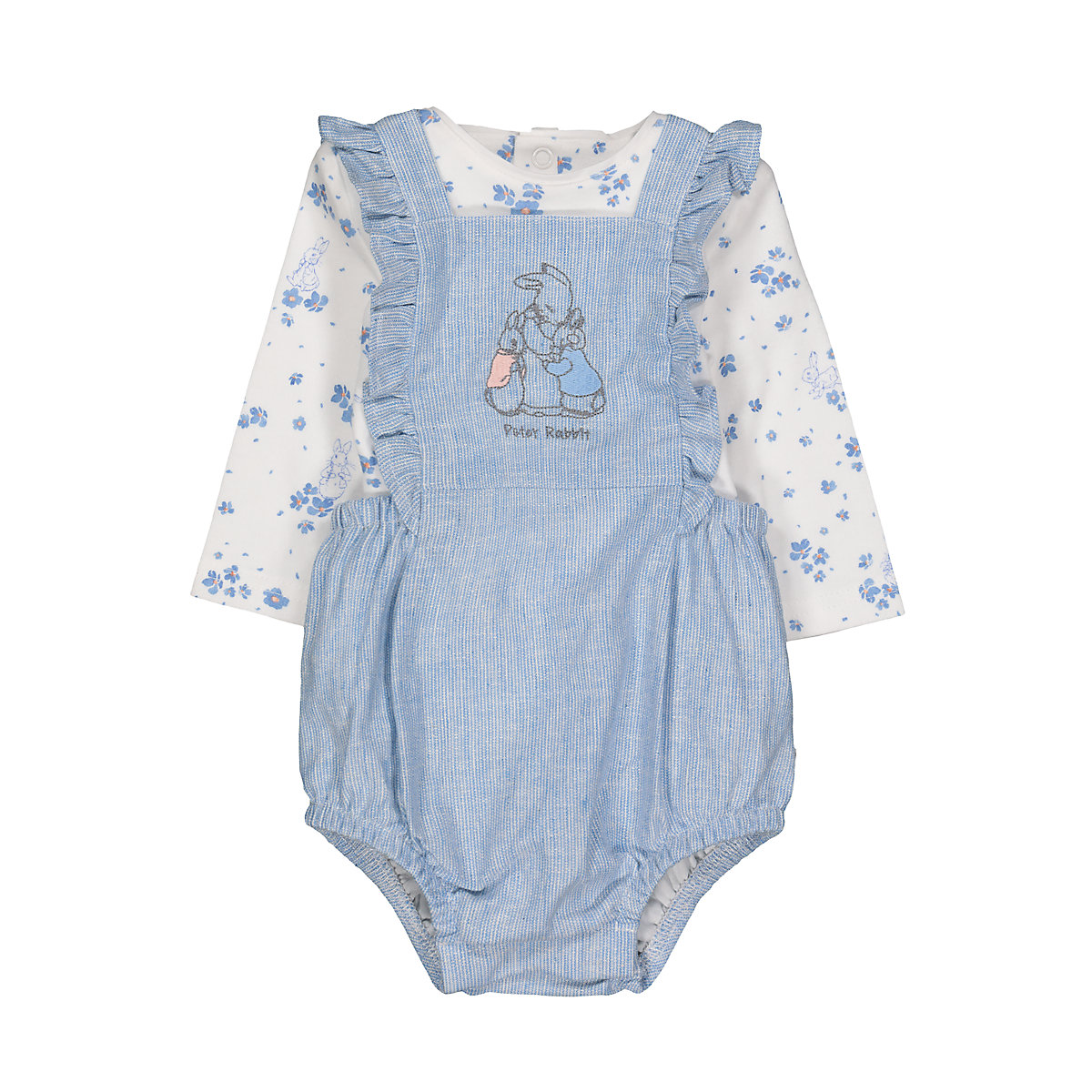 Peter Rabbit Bibshorts And Bodysuit Set Peter Rabbit Bibshorts And Bodysuit Set