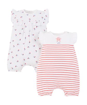 floral and stripe rompers -2 pack review