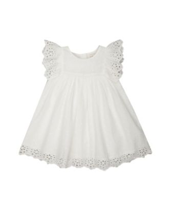 white broderie dress review