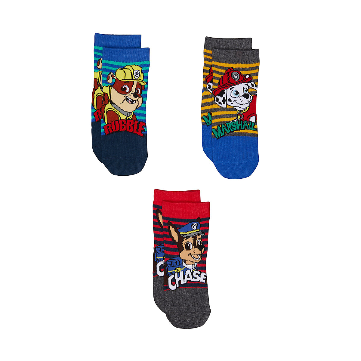 PAW Patrol Socks 3 Pack PAW Patrol Socks 3 Pack