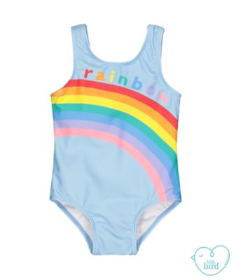 little bird blue rainbow swimsuit review