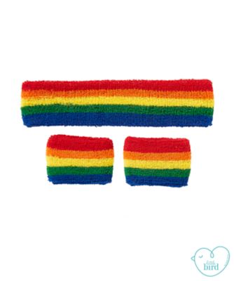 little bird rainbow sweatband set review